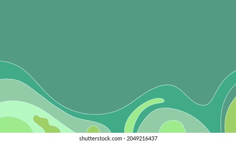 Resumen de fondo verde con espacio de copia, vector.