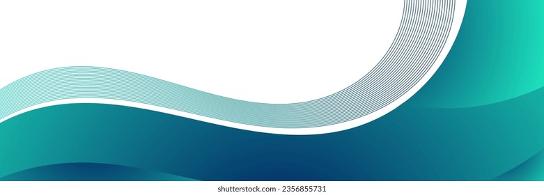 abstract green background with copy space area