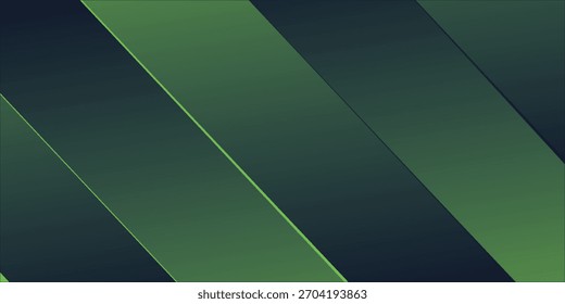 plano de fundo verde abstrato com padrão de barra escura gradiente com piso parede metal textura suave tecnologia diagonal moderno.
