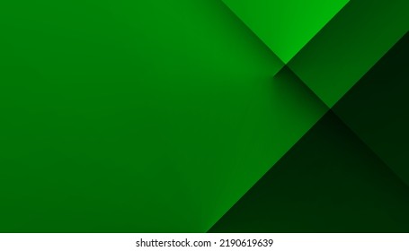 Abstract green background with deep shadow