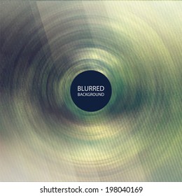 Abstract Green Background Design with Blurred and Striped Pattern