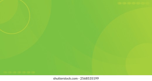 Abstract green background design. Circle gradient pattern composition. Creative illustration for poster, web, landing, page, cover, ad, greeting, card,