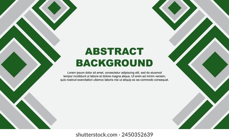 Plantilla de diseño de fondo verde Abstractas. Ilustración vectorial de Fondo de pantalla de Anuncio. Verde