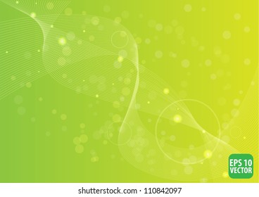 Abstract green background design. vector illustration