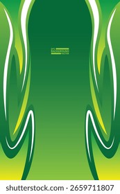 Ilustração de vetor de design de fundo verde abstrato