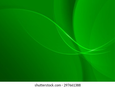Abstract Green Background for Design, Vector Illustration