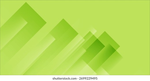 Abstract Green background with diagonal lines. Dynamic shapes composition and modern design. Vector illustration