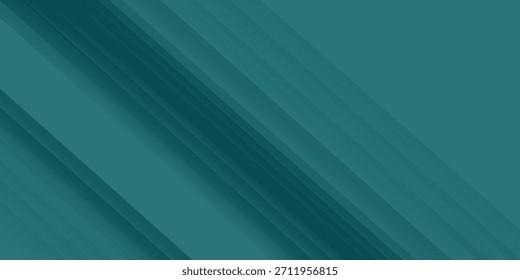 Abstrakter grüner Hintergrund, diagonale Linien und Streifen, Vektorgrafik