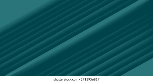Abstrakter grüner Hintergrund, diagonale Linien und Streifen, Vektorgrafik