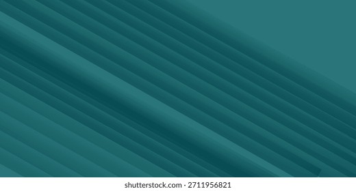 Abstrakter grüner Hintergrund, diagonale Linien und Streifen, Vektorgrafik