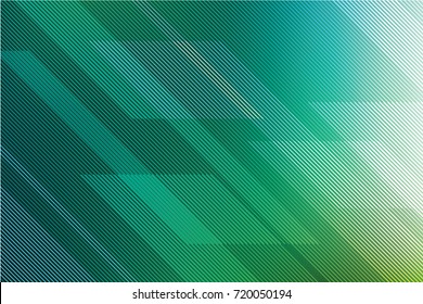 Abstract green background with diagonal lines