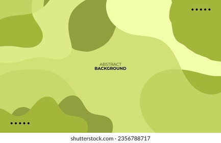 Resumen de fondo verde de las formas de doodle, líneas sobre fondo blanco con espacio en blanco en el centro para el texto. Fondo ondulado minimalista.