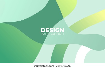 Abstract green background of doodle shapes, lines on green background with blank space in center for text. Minimalist wavy background.