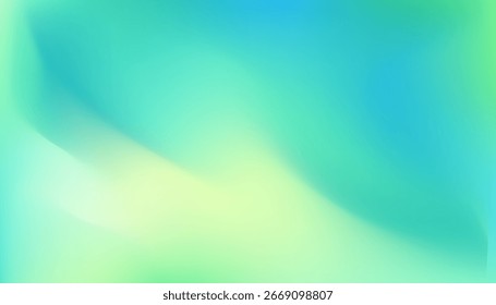 Abstract Green background with dynamic blur effect. Modern pattern. Vector illustration for design.