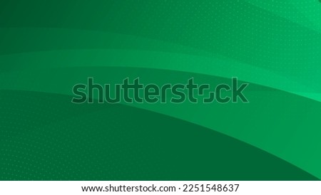 Abstract green background with dynamic curve element. Modern ecological concept for presentation design, website, banners, wallpapers, brochure, posters
