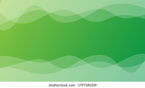 Abstract green background with dynamic effect. Vector illustration for design.
