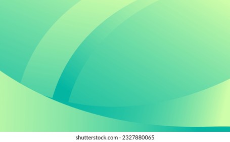 Abstract green background. Dynamic shapes composition. Eps 10 vector
