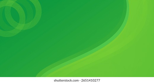 Abstract green background. Dynamic shapes composition. Eps10 vector