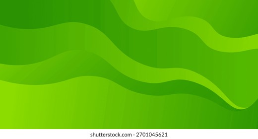 Abstract green background. Dynamic shapes composition. Eps10 vector