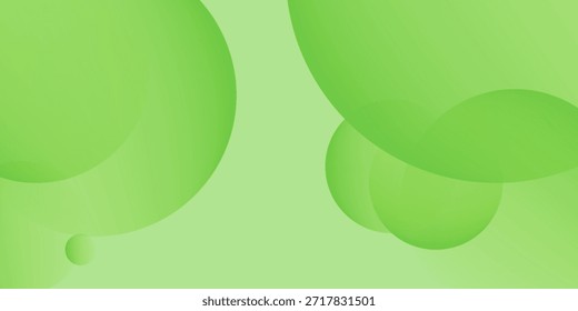 Abstract green background. Dynamic shapes composition. Eps10 vector