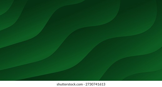 Fondo verde Abstractas. Composición de Formas dinámicas.Vector