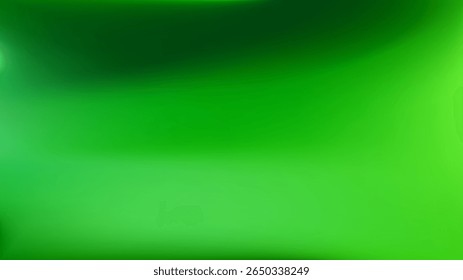 Fundo verde abstrato. Elegante gradiente esmeralda. Textura de seda macia verde de luxo. superfície de tecido de cetim. Bright eco natureza bg. Ilustração vetorial. EPS 10.