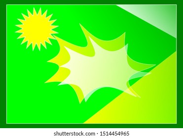 abstract green background with empty for place your brand
