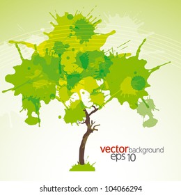 Abstract green background eps10