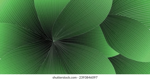 abstract green background with flower background