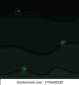 Abstract green background with flowers.Vector illustration. EPS 10