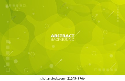 Abstract green background, with fluid design and gradient. Vector illustration of EPS 10