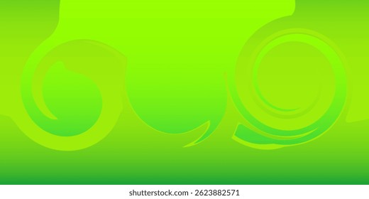 Fundo verde abstrato. Composição em formas fluidas. Usado para decorar anúncios, publicações, vetor Eps10