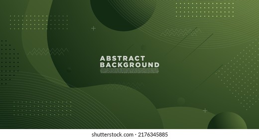 abstract green background with fluid shapes.colorful green design. bright and modern concept. eps10 vector