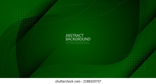 Resumen de fondo verde con formas fluidas.diseño verde colorido. un concepto luminoso y moderno.3d. vector eps10