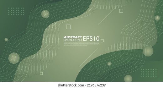 abstract green background with fluid shapes.colorful green design. bright and modern concept. eps10 vector