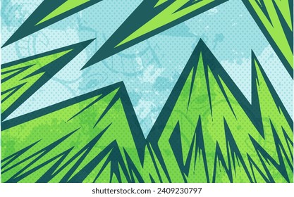 abstract green background with a gaming and sports theme	
