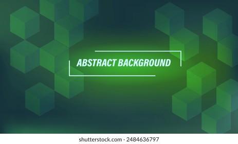 Abstractas textura geométrica de fondo verde. Tecnología, concepto moderno y futurista. Conveniente para el Anuncio, flayer, Fondo de pantalla y bg.