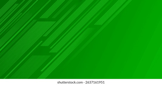 Abstract green background - geometric diagonal line. Dynamic shapes composition. Suit for curve, banner, company, business, poster, banner, studio. High quality degital graphic.