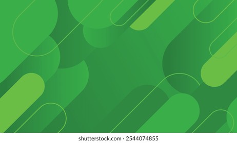 Fundo verde abstrato linhas geométricas fundo abstrato papel de parede design
