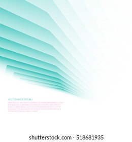 Abstract green background with geometry