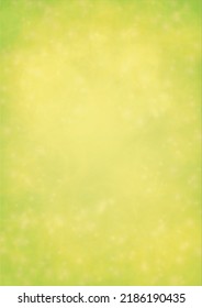 Resumen de fondo verde con luces de punto circular dorado.  Vibrante textura de verano y primavera. Diseño de páginas Eco y Medio Ambiente. Impresión De Hojas Frescas Desenfocada.  Cubierta de gradiente brillante.