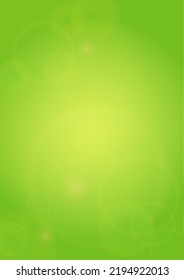 Resumen de fondo verde con luces de punto circular dorado.  Vibrante textura de verano y primavera. Diseño de páginas Eco y Medio Ambiente. Impresión De Hojas Frescas Desenfocada.  Plantilla de borrosa de Bokeh.