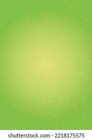Abstract Green Background with Golden Circular Spot Lights.  Vibrant Sunlight  Summer and Spring Texture. Eco and Environment Page Design. Defocused Fresh Leaf Print.  Shiny Gradient Cover.
