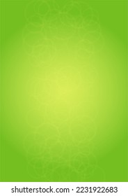 Resumen de fondo verde con luces de punto circular dorado.  Vibrante textura de verano y primavera. Diseño de páginas Eco y Medio Ambiente. Impresión De Hojas Frescas Desenfocada.  Cubierta de gradiente brillante.