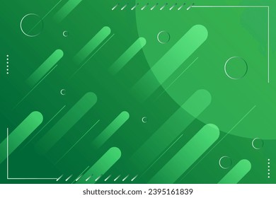Abstract Green Background Gradient Style