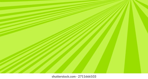 Fondo verde Abstractas con patrón de líneas onduladas hipnóticas. Fondo fresco y natural. eps10