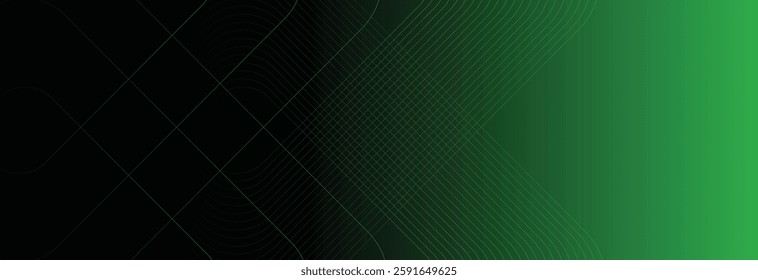 Abstract Green background illustration, Green gradient abstract background
