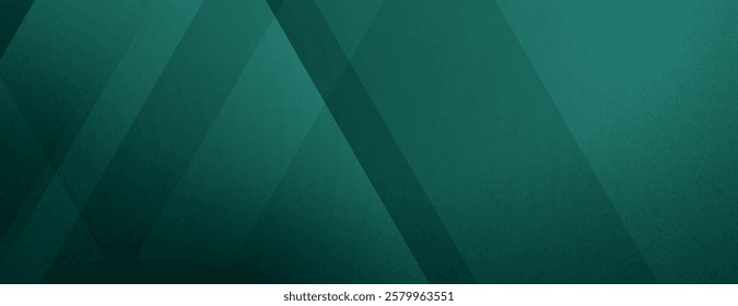 Abstract green background with layered geometric shapes. The background features a smooth, green texture with a modern style. Minimal abstract gradient geometric vector background 