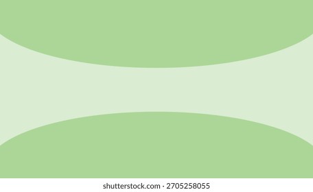Abstract green background with light curve waves, nature texture pattern, and subtle floral decoration for business card design template