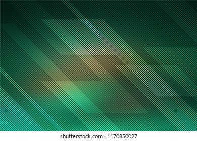 Abstract green background with lines